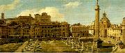 Charles Lock Eastlake view of the forum of trajan rome oil on canvas